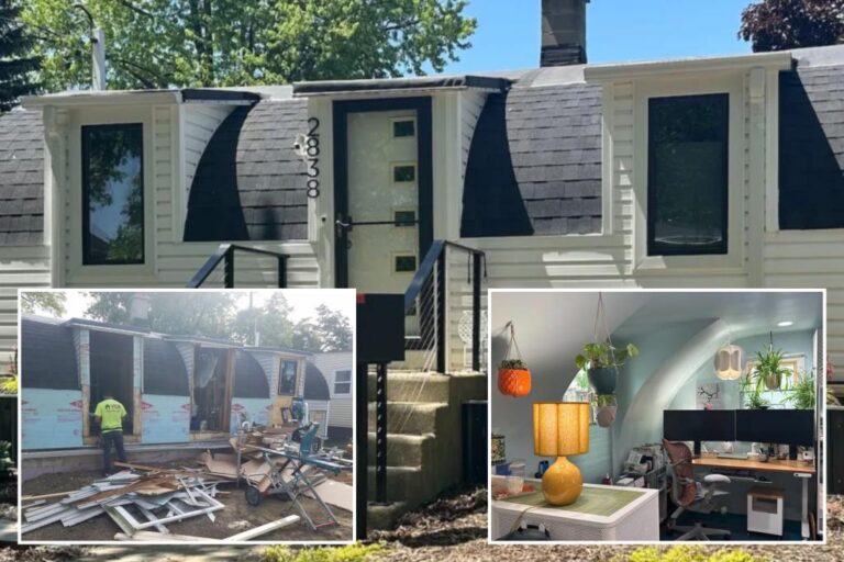 I live in a small converted military storage building - my micro house may be cramped but it saves me big bucks

